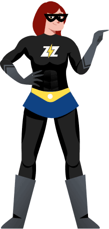 Buzznerd AI presence hero character